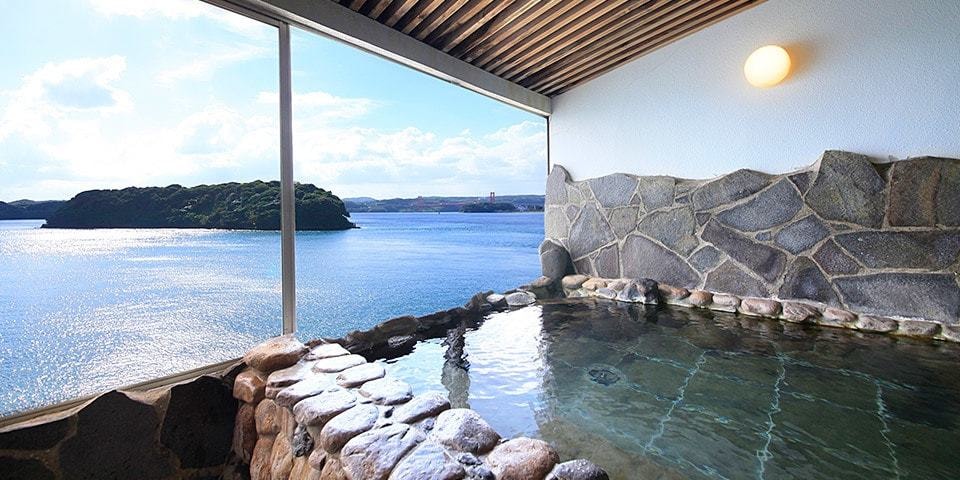 平戸海上ホテル貸切展望風呂